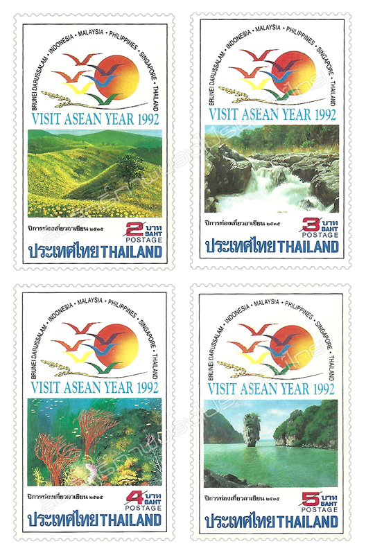 Visit Asian Year 1992 Commemorative Stamps