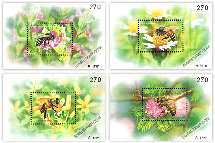 Bees Souvenir Sheet.